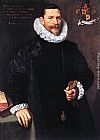 Frans Pourbus The Younger Canvas Paintings - Portrait of Petrus Ricardus